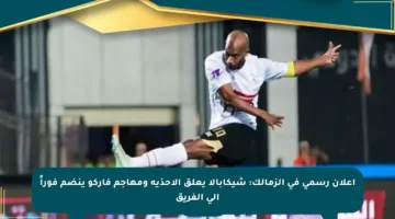 إعلان رسمي في الزمالك: شيكابالا يعلق الأحذية ومهاجم فاركو ينضم فوراً إلى الفريق